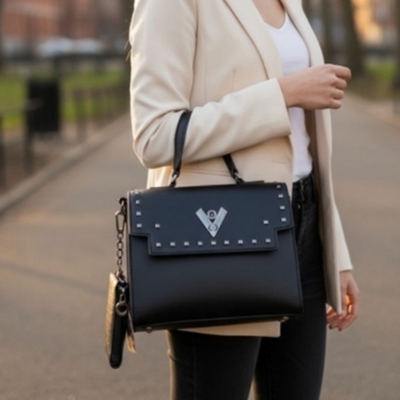 Valentino Orlandi Handbags - Valentino Orlandi Black Satchel Bag
